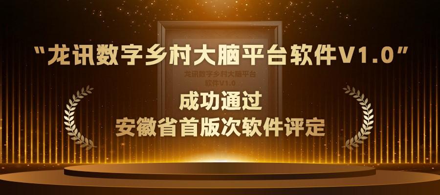 “龍訊數字鄉村大腦平台軟件V1.0”成功通過安(ān)徽省首版次軟件評定